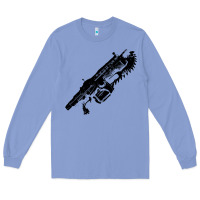 Colony Blue Gears of war lancer Long Sleeve Tee - longCreatives