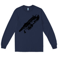 Navy Gears of war lancer Long Sleeve Tee - longCreatives