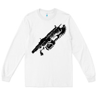White Gears of war lancer Long Sleeve Tee - longCreatives