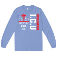 Colony Blue ICU Registered Nurse Medical Intensive Care Unit Long Sleeve Tee - longCreatives