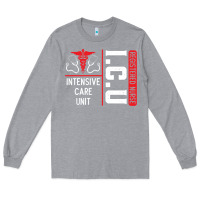 Heather Grey ICU Registered Nurse Medical Intensive Care Unit Long Sleeve Tee - longCreatives
