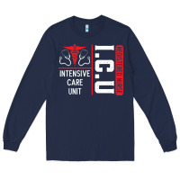 Navy ICU Registered Nurse Medical Intensive Care Unit Long Sleeve Tee - longCreatives