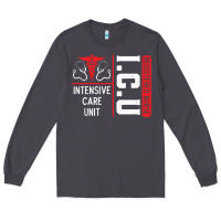 Smoke ICU Registered Nurse Medical Intensive Care Unit Long Sleeve Tee - longCreatives