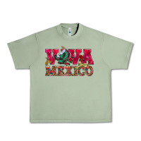 Oil Green Viva Mexico Urban Heavy Tee - HowdyJamesFarm
