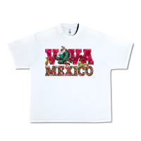 White Viva Mexico Urban Heavy Tee - HowdyJamesFarm