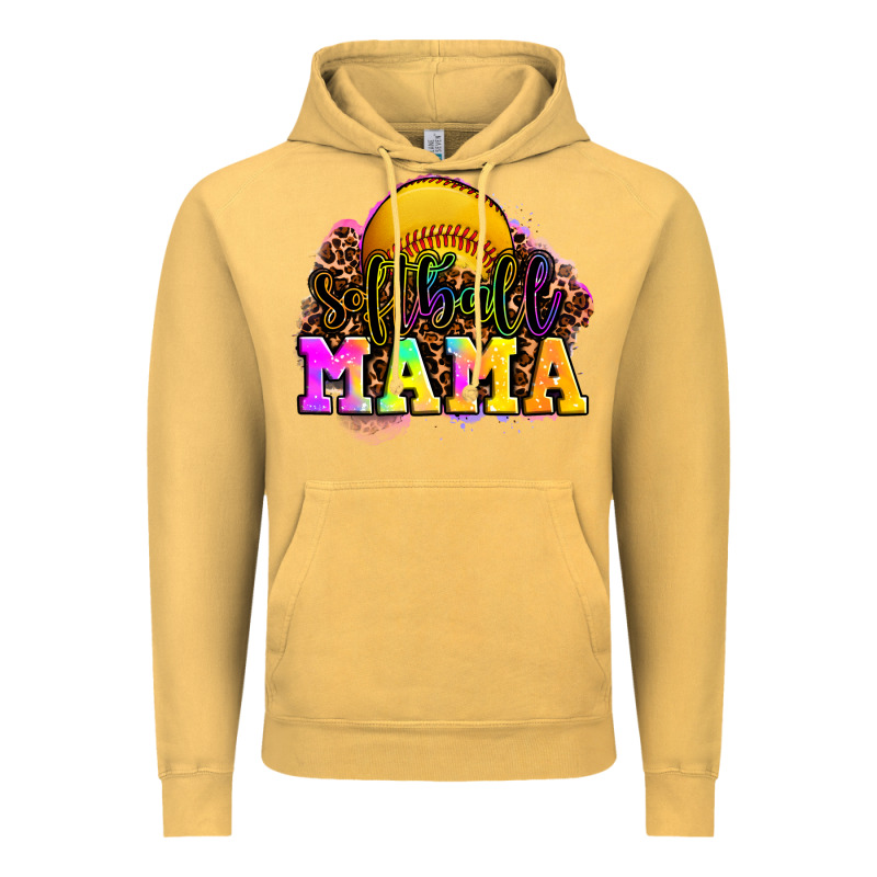 Softball Mama Vintage Hoodie by OliviaCreatesArt | Teevron