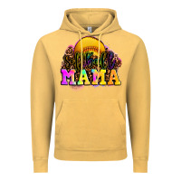 Vintage Mustard softball mama Vintage Hoodie - OliviaCreatesArt