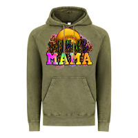 Vintage Olive softball mama Vintage Hoodie - OliviaCreatesArt
