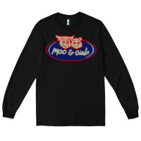 Black Moo and Oink Chicago Long Sleeve Tee - longCreatives