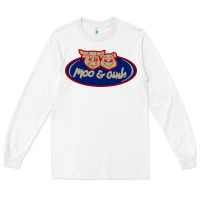 White Moo and Oink Chicago Long Sleeve Tee - longCreatives
