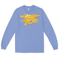 Colony Blue Navy Seals badge Long Sleeve Tee - longCreatives