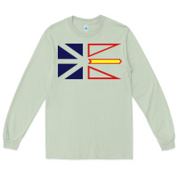 Matcha Newfoundland and Labrador Flag - 3 Color Long Sleeve Tee - longCreatives
