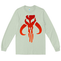 Matcha Mando Mythosaur Skull Sticker Long Sleeve Tee - longCreatives