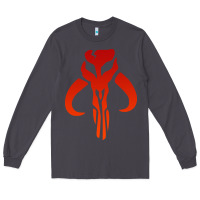 Smoke Mando Mythosaur Skull Sticker Long Sleeve Tee - longCreatives