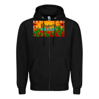 Black desert darlin' aztec desert sunset license plate Zipper Hoodie - Artiststas