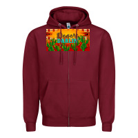 Burgundy desert darlin' aztec desert sunset license plate Zipper Hoodie - Artiststas