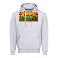 Heather Grey desert darlin' aztec desert sunset license plate Zipper Hoodie - Artiststas