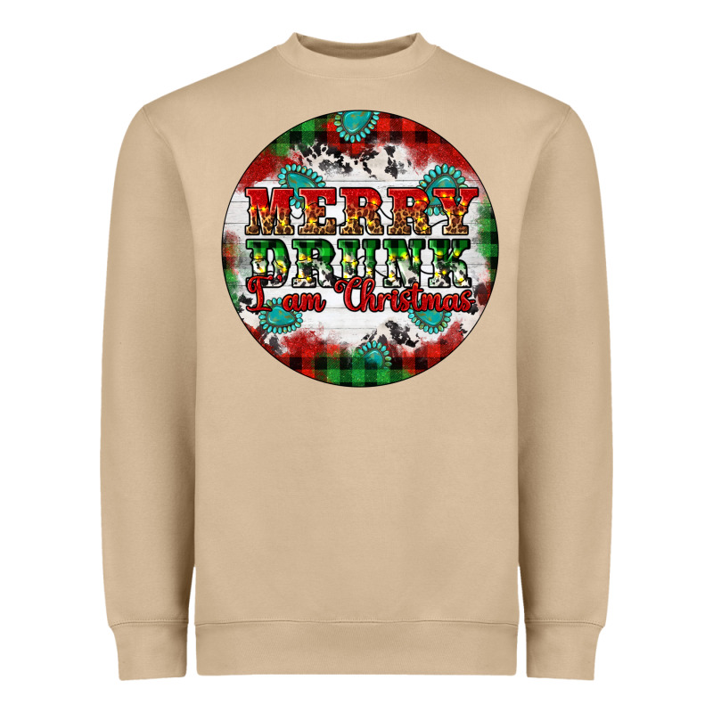 Merry Drunk I'am Christmas Heavyweight Sweatshirt by Artiststas | Teevron