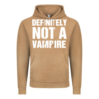 Vintage Camel Definitely Not A Vampire merch Vintage Hoodie - longCreatives