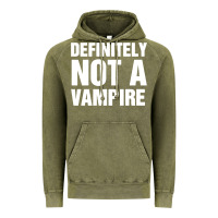 Definitely Not A Vampire Merch Vintage Hoodie | Teevron