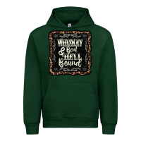 Forest Green whiskey bent hell bound black Urban Hoodie - AdoDesignShop