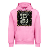 Fuchsia Pink whiskey bent hell bound black Urban Hoodie - AdoDesignShop