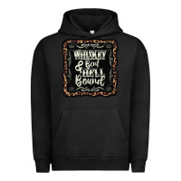 Pigment Black whiskey bent hell bound black Urban Hoodie - AdoDesignShop