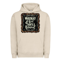 Pigment French Oak whiskey bent hell bound black Urban Hoodie - AdoDesignShop