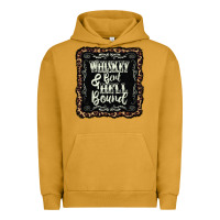 Pigment Peanut Butter whiskey bent hell bound black Urban Hoodie - AdoDesignShop