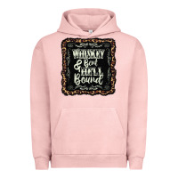 Pigment Salmon whiskey bent hell bound black Urban Hoodie - AdoDesignShop