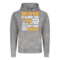 Cloud Rock dog t  shirt home is where the dog hair stick funny  gift t  shirt Vintage Hoodie - longCreatives