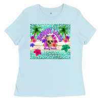 Baby Blue nobody likes shady beach Ladies Tee - TumblerDesignByShophia