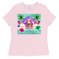 Bubblegum Pink nobody likes shady beach Ladies Tee - TumblerDesignByShophia