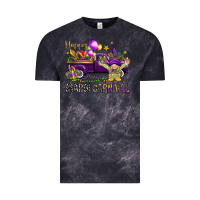 Cloud Black Happy Mardi carnival with truck Vintage Tee - HowdyJamesFarm
