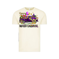 Vintage Arctic Happy Mardi carnival with truck Vintage Tee - HowdyJamesFarm