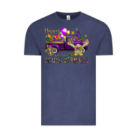 Vintage Denim Happy Mardi carnival with truck Vintage Tee - HowdyJamesFarm