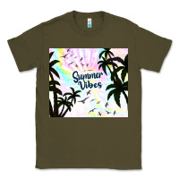 Army Green summer vibes with birds Classic Tee - TumblerDesignByShophia