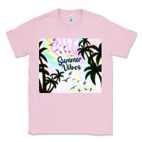 Bubblegum Pink summer vibes with birds Classic Tee - TumblerDesignByShophia