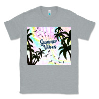 Heather Grey summer vibes with birds Classic Tee - TumblerDesignByShophia