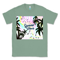 Sage summer vibes with birds Classic Tee - TumblerDesignByShophia