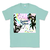 Seafoam summer vibes with birds Classic Tee - TumblerDesignByShophia
