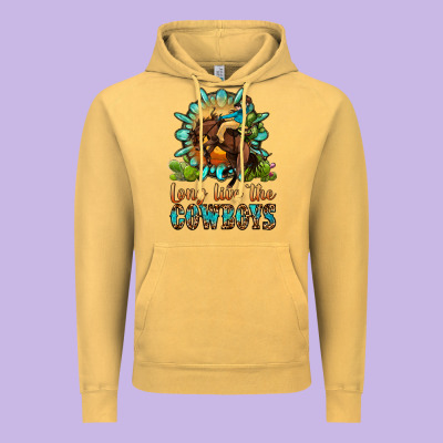 Long Live The Cowboys Vintage Hoodie Designed By Oliviacreatesart