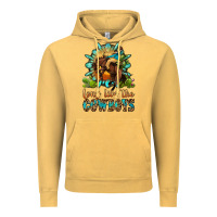 Vintage Mustard long live the cowboys Vintage Hoodie - OliviaCreatesArt