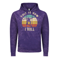 Cloud Purple Skater - This Is How I Roll Retro Skateboard Gift Vintage Hoodie - longCreatives