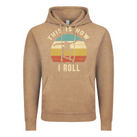 Vintage Coffee Skater - This Is How I Roll Retro Skateboard Gift Vintage Hoodie - longCreatives