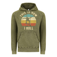 Vintage Olive Skater - This Is How I Roll Retro Skateboard Gift Vintage Hoodie - longCreatives