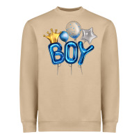 Mushroom Birthday Boy Balloon Heavyweight Sweatshirt - Artiststas