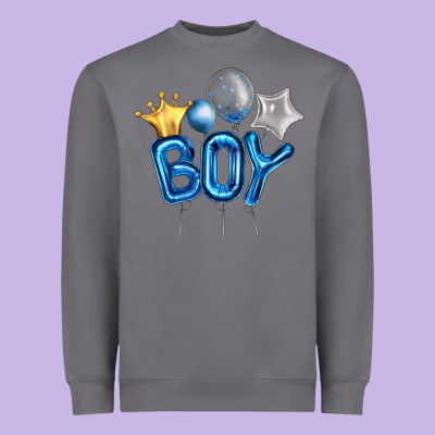 Birthday Boy Balloon Heavyweight Sweatshirt Designed By Artiststas