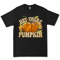 Black Hey There Pumpkin Premium Tee - texasbilliewilder
