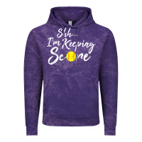 Cloud Purple Scorekeeper Softball Team Scorebook Keeper Raglan Baseball Vintage Hoodie - longCreatives